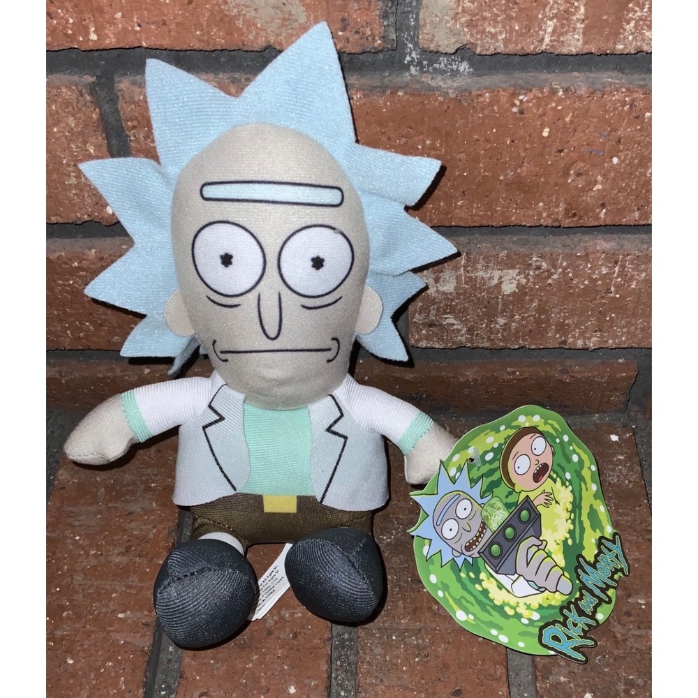 Rick and Morty Rick Sanchez 7 Inch Plush Toy Factory Adult Swim